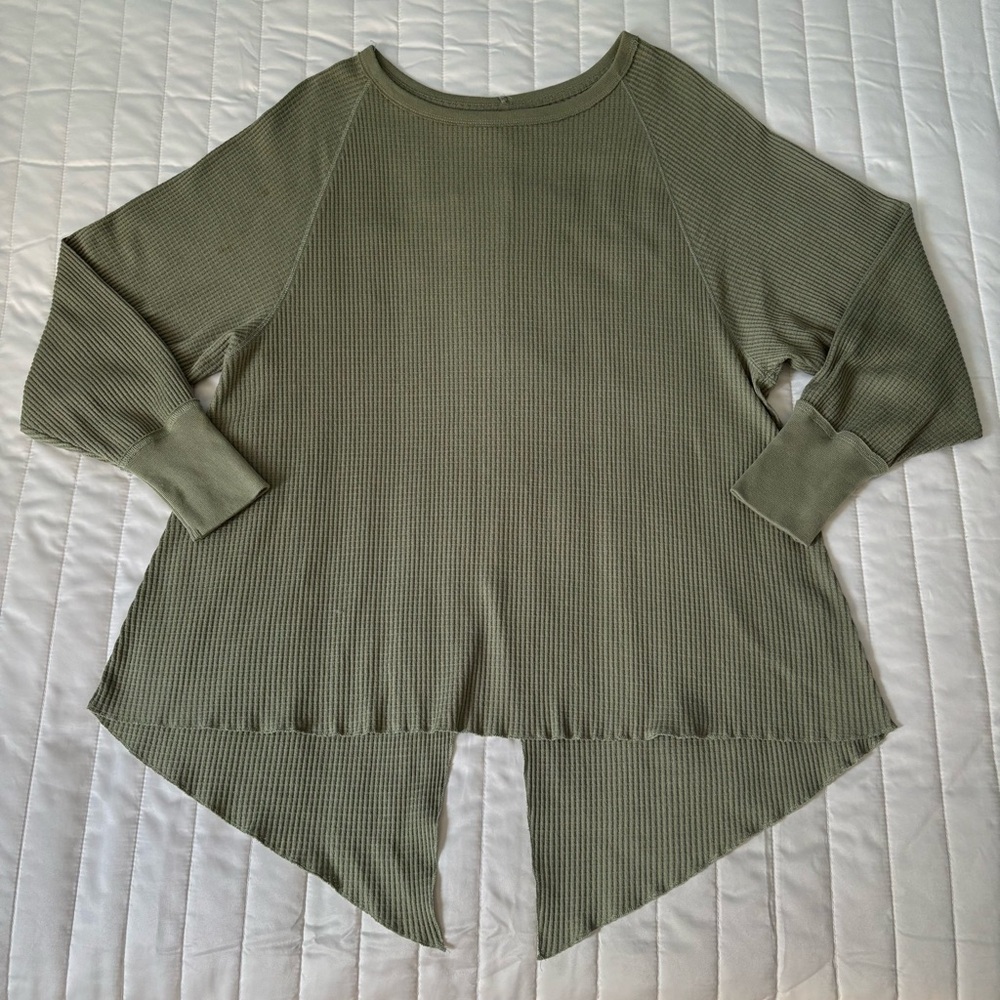 Free People Amelia Thermal Oversized Top